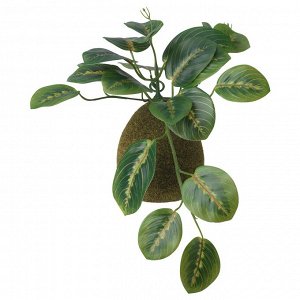 ФЕЙКА, искусственное растение в горшке, мох, 9 см