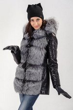 Жилеты- куртки из чернобурки