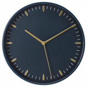 SKRIG, настенные часы, низковольтные/ синие, 26 см,