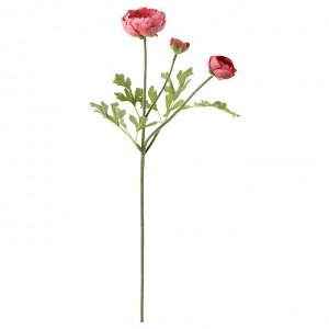 СМЫЧКА, искусственный цветок, Ранункулюс/темно-розовый, 52 см