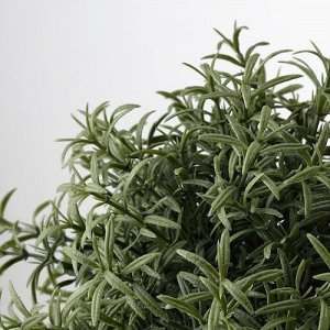 ФЕЙКА, искусственное растение в горшке, Розмарин, 9 см,
