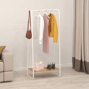 Вешалка гардеробная "Скандинавия 21" с полкой (SCANDINAVIA 21 clothes rack) 690х385х1470мм