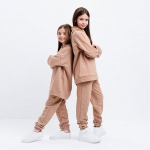 Костюм детский (худи, брюки) MINAKU, бежевый.