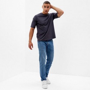 Футболка мужская из органического хлопка MINAKU OVERSIZE FIT: графит