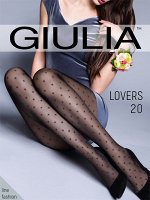 Lovers 04 колготки женс. (Gulia) 20 ден  &quot;мелкие сердечки&quot;