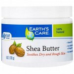 Earths Care, Масло ши, на 100% чистое, 6 унций (170 г)