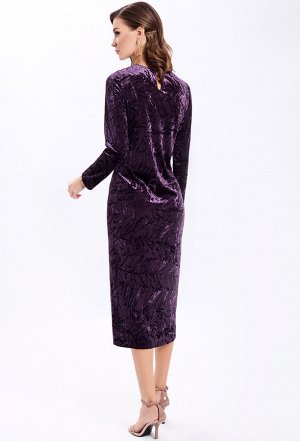 Платье Gizart 1113 фиолетовый