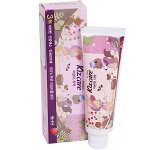 Детская гелевая зубная паста &quot;Kizcare&quot; с 2 лет со вкусом клубники (туба в коробке) 75г / 40