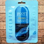 Jigott Mask Pack Placenta Тканевая маска для лица с экстрактом плаценты 25мл