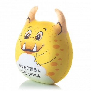 Игрушка «Дракоша Зу-Зу: Желтый» (T1920C2305K428YL, 19x20x10, Желтый, Кристалл, Микрогранулы полистирола)