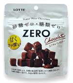 Шоколад Zero молочный без сахара, Lotte 40г, 1/10/90