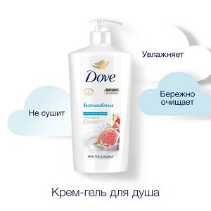 NEW ! DOVE крем-гель для душа ИНЖИР И ЛЕПЕСТКИ АПЕЛЬСИНА ДЛЯ ВСЕЙ СЕМЬИ бессульфатный с сывороткой тройного увлажнения 610 мл