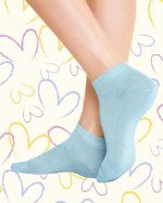 Nature Socks 858ж Носки женские средний паголенок голубые