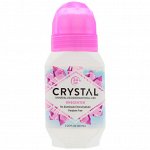 Crystal Body Deodorant, Минеральный шариковый дезодорант, без запаха, 2,25 ж. унц. (66 мл)
