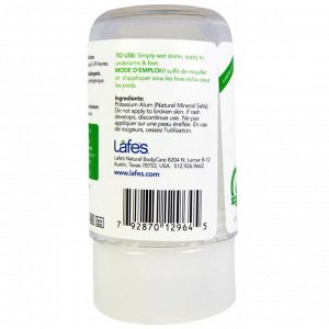 Lafes Natural Body Care, Crystal Rock Deodorant, 4.25 oz (120 g)