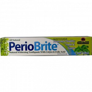 Natures Answer, Periobrite Природная зубная паста, Прохладная мята, 4 oz (113.4г)