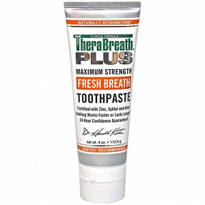 TheraBreath, Освежающая дыхание зубная паста, 4 унции (113,5 г)