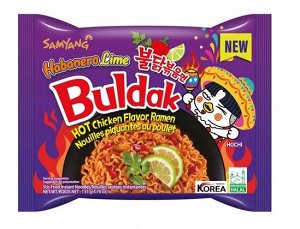 Лапша пшеничная «Hot Chicken Flavor Ramen Habanero Lime» 135г