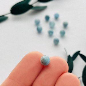Бусины для украшений из Аквамарина (10 шт)