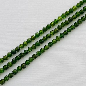 Бусины для украшений из Хромдиопсида