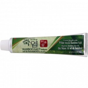 LG Household &amp - amp -  Health Care, Зубная паста с бамбуковой солью, 160 г
