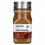 California Gold Nutrition, органическая сайгонская корица, не подвергалась облучению, не стерилизованная оксидом этилена, 66 г (2,33 унции)