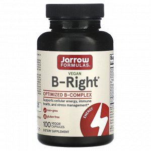 iherb Jarrow Formulas, B-Right, 100 растительных капсул
