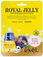 Тканевая маска для лица медовая Ekel Essence mask Royal Jelly