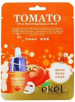 Тканевая маска для лица с экстрактом томата Ekel Essence mask Tomato
