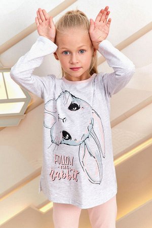 Пижама д/дев детская Juno AW21GJ551 O Sleepwear Girls зайка