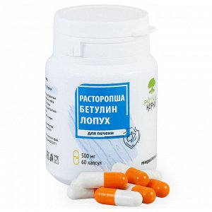 Алтаведъ Расторопша, бетулин, лопух (60 капсул по 0,5 г), АлтайКор