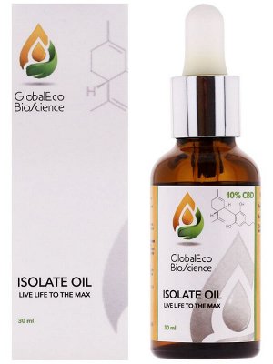 Масло CBD 10% из экстракта конопли. Защита от стресса, восстановление энергии, 30 мл