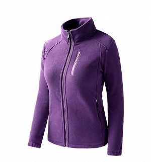 Женская флисовая кофта JINPIN R1600. Фиолетовый