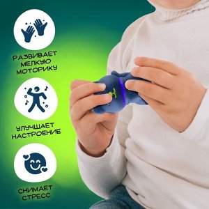 Антистресс игрушка - сюрприз «Мяк-жмяк», мялка котик с наклейками, МИКС