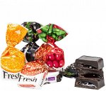 Конфеты шоколадные &quot;FRESH LINE&quot;, фреш Апельсин, 250 гр.