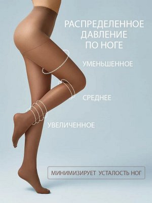 OMSA ATTIVA 70 колготки женские эластичные поддерживающие с корректирующими штанишками