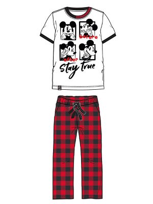 Комплект для мальчиков: фуфайка (футболка) трикотажная, брюки текстильные
