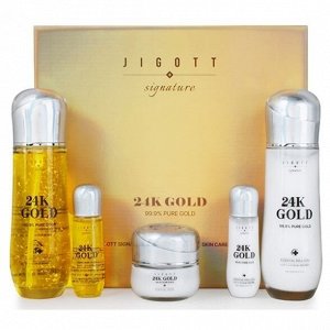 Набор для ухода за кожей лица с частицами коллоидного золота Signature 24K Gold Essential Skin Care 3Set
