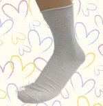 Nature Socks 908 Носки женские с ослабленной резинкой белые с зацепами
