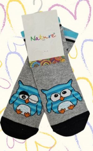 Nature Socks 899ж Женские носки c принтом сова