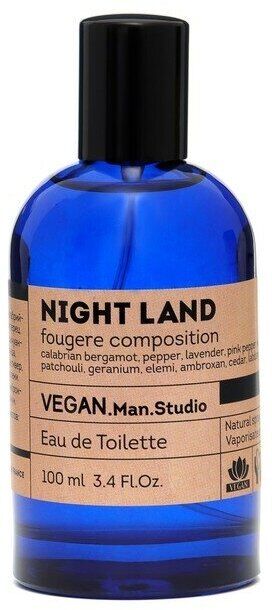 NEW Туалетная вода Vegan Man Studio Night Land (Веган Мэн Студио Найт Лэнд) 100 мл мужская