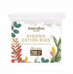 MARABU ватные палочки, zip-пакет 200шт