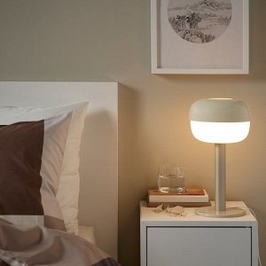 BLSVERK, настольная лампа, бежевый, 36 см