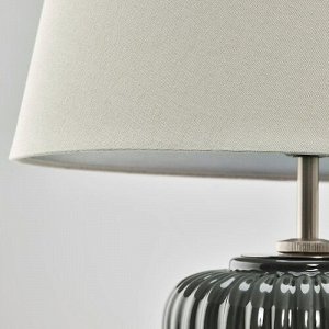 SNBYAR, настольная лампа, серо-бирюзовая керамика / серый, 52 см,