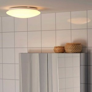 BARLAST, светодиодный потолочный/ настенный светильник, белый, 25 см,