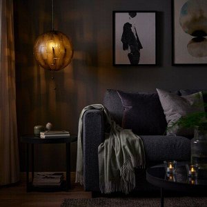 IKEA PS 2014, подвесной светильник, черный, 35 см