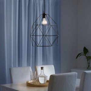 BRUNSTA / HEMMA, подвесной светильник, черный, 30 см,