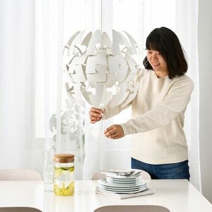IKEA PS 2014, подвесной светильник, белый, 35 см