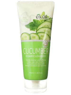 Ekel Пенка для умывания Foam Cleanser Cucumber (Огурец)