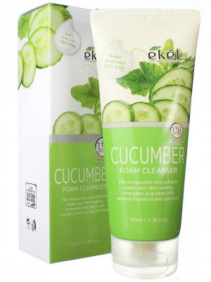 Ekel cosmetics Ekel Пенка для умывания Foam Cleanser Cucumber (Огурец)